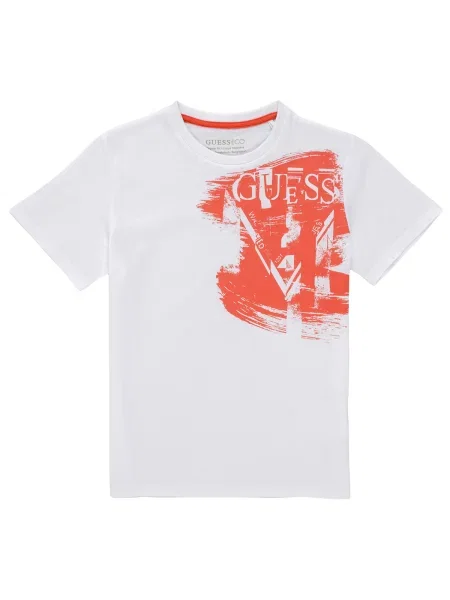 Tricou copii Guess alb