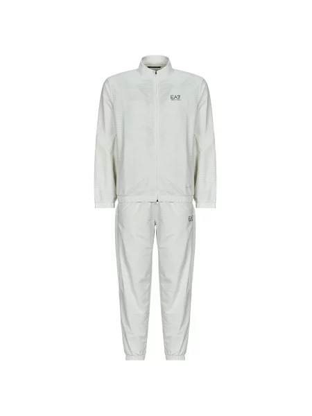 Obleka ukrojena obleka Emporio Armani Ea7 bela