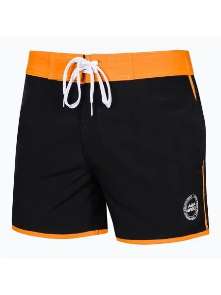 Pánske plavecké šortky AQUA-SPEED Axel black čierna