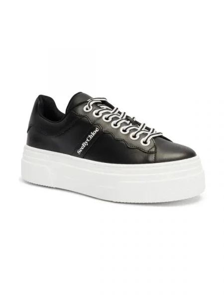 See By Chloé De piele sneakers negru