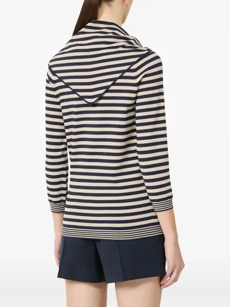 Top Max Mara cu legături negru