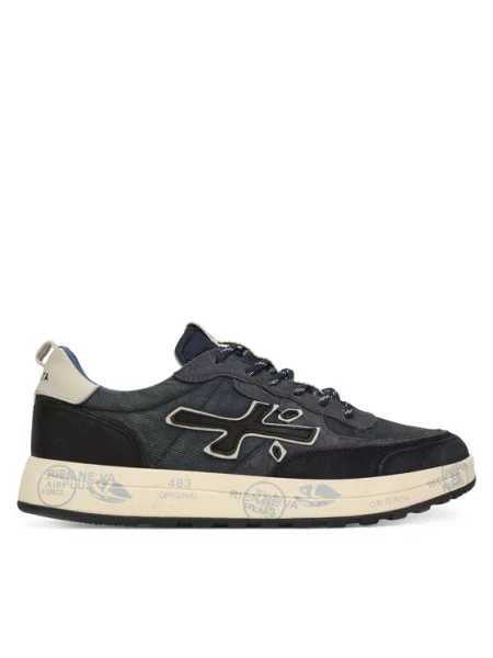 Premiata Sneakers tornacipő NOUS | hasított bőr kék
