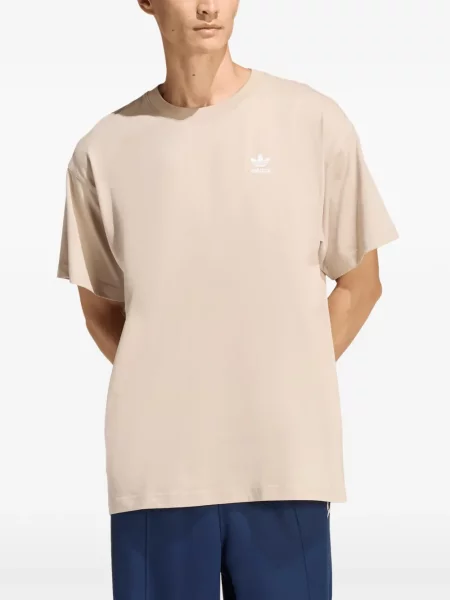 Ριγέ μπλούζα Adidas με κέντημα από διχτυωτό μαύρο