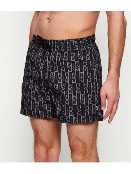 Pantaloni scurți Ea7 negru