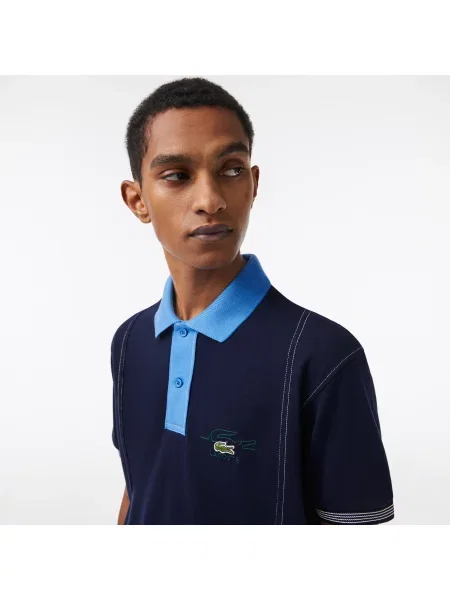 Lacoste Koszulka Polo Classic Fit granatowa