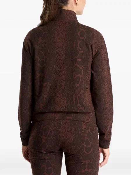 Hanorac cu fermoar Ea7 Emporio Armani maro