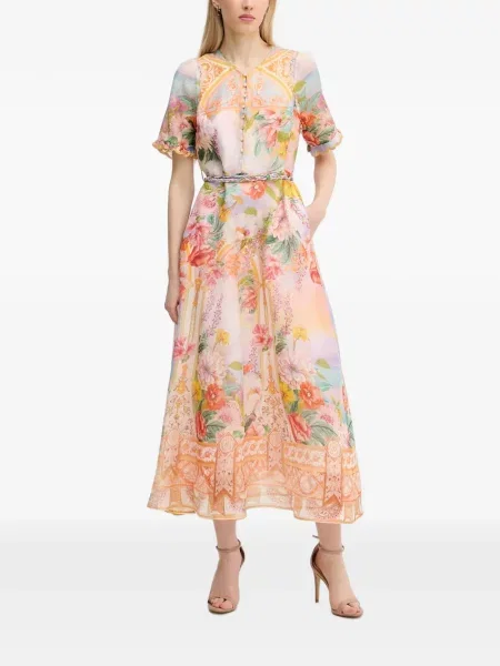 Rochie maxi Hale Bob cu model floral cu imagine