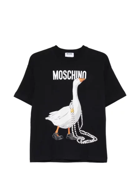 Tricou Moschino cu imagine negru
