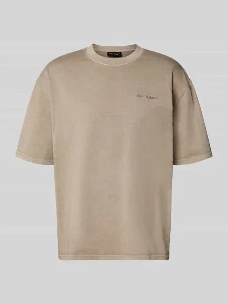 T-shirt o kroju oversized z wyhaftowanym logo Pegador