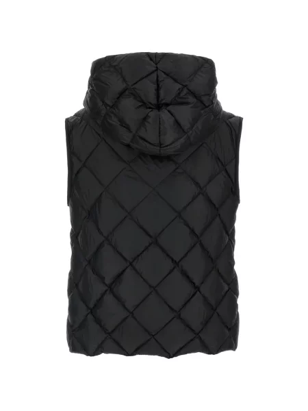 Vestă Weekend Max Mara cu glugă negru