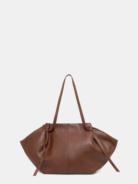 Geanta de piele Answear.lab din piele maro