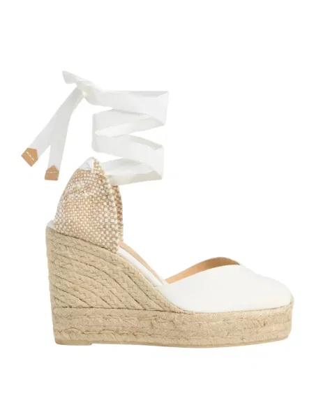 Espadryle Castañer białe
