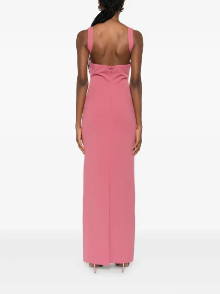 Rochie maxi Solace London de costum roz