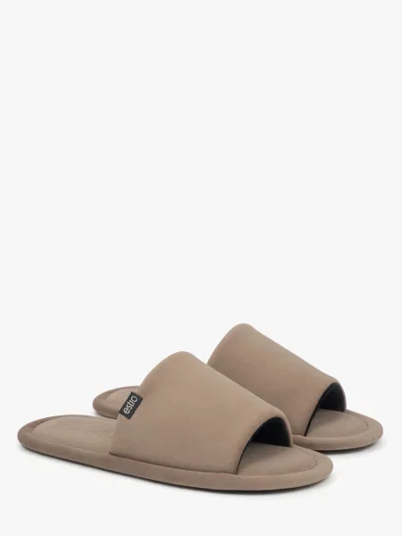 Тапочки Estro бежевые