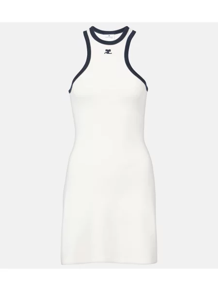 Rochie Courreges din jerseu albastru