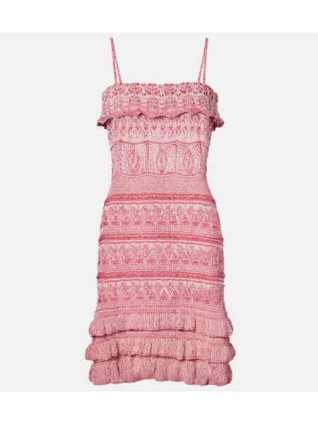 Rochie Etro cu volane roșu