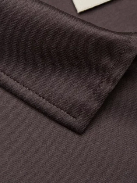 Gulerat lung tricou polo Valenza maro