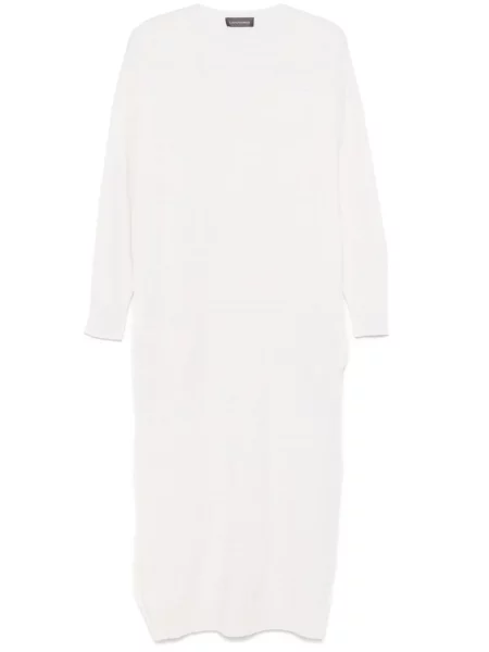 Rochie maxi Lorena Antoniazzi cu paiete de costum alb