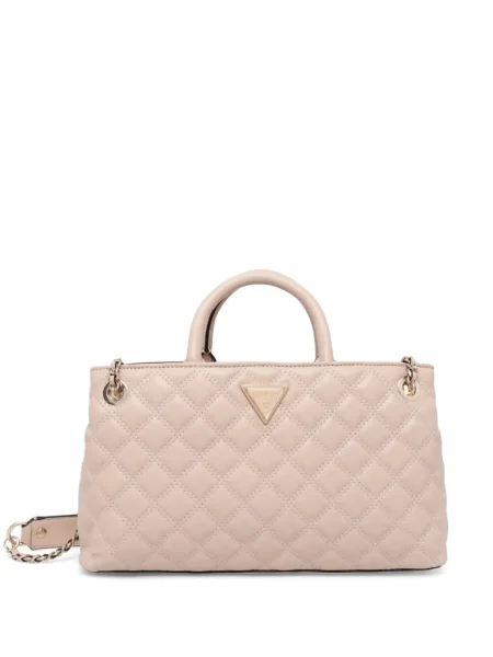 Geantă shopper Guess roz