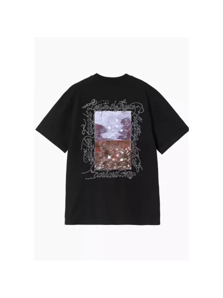 Lniana koszulka Carhartt Wip czarna