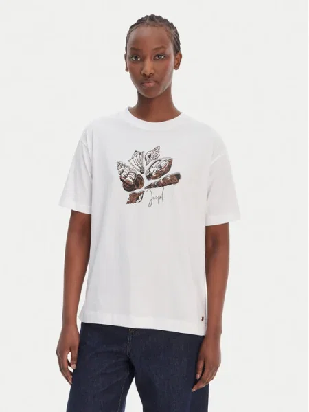 JOOP! Tricou Tristiane maro / negru alb