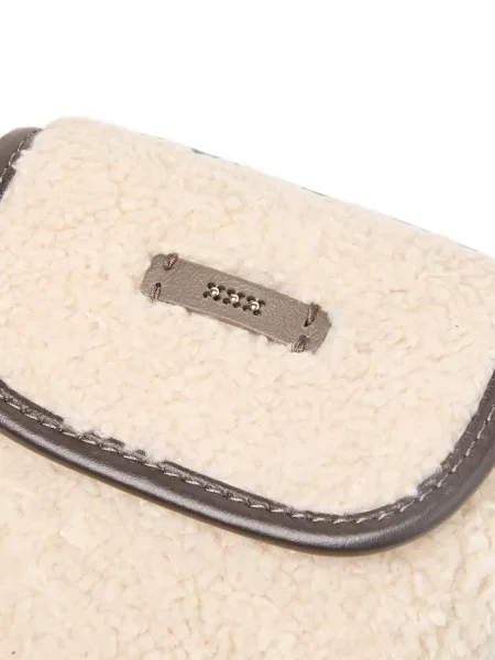 Hanorac din fleece Peserico din piele