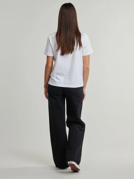 Tricou Calvin Klein Jeans clasic alb