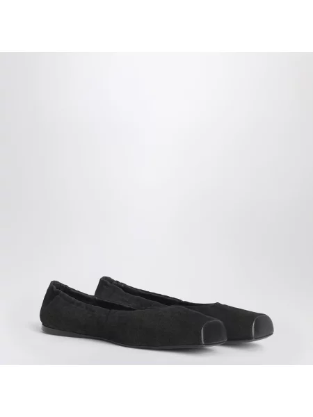 Balerinki Alaïa skórzane czarne