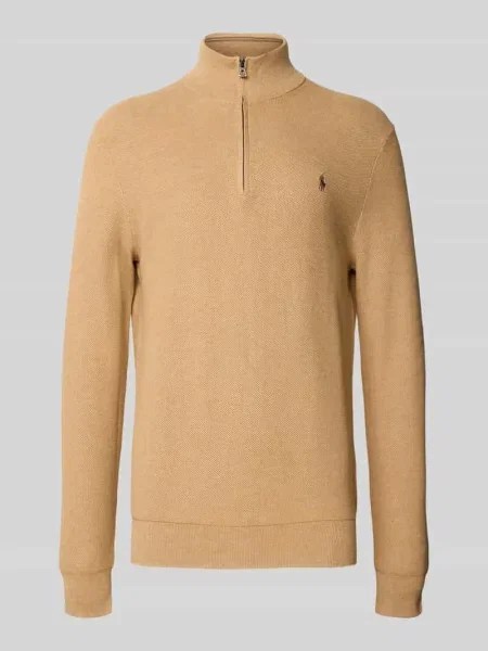 Lekka długa bluza Polo Ralph Lauren z długim rękawem beżowa