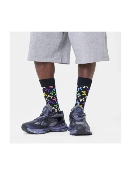 Ponožky Happy Socks s mašľou čierna