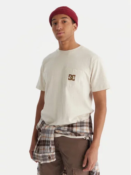 DC Shoes Majica Star Pocket bež