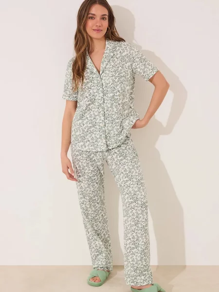 Пижама women'secret дамска от зелено