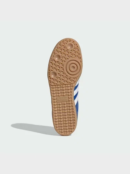 Кожаные кеды Adidas синие
