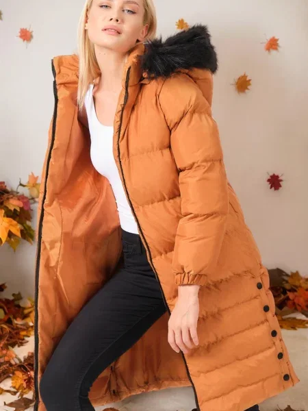 Palton Dewberry portocaliu