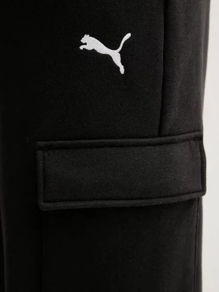 Спортивні штани Puma однотонні чорний