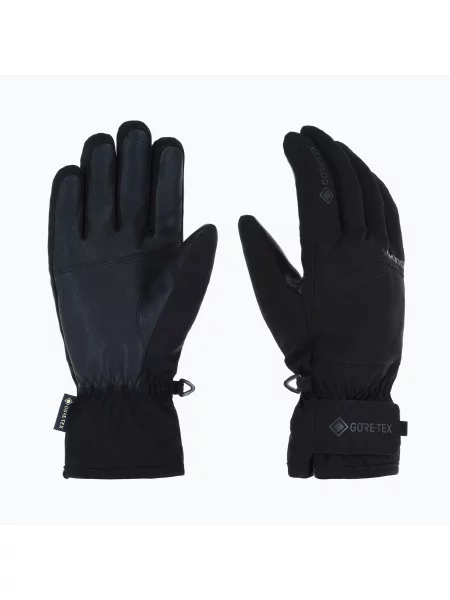 Mănuși de schi bărbați Viking Revo Gore-Tex Ski black negru