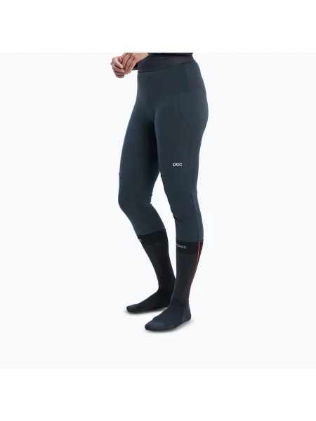 Pantaloni termoactivi pentru femei POC Layer Merino Tights sylvanite grey gri