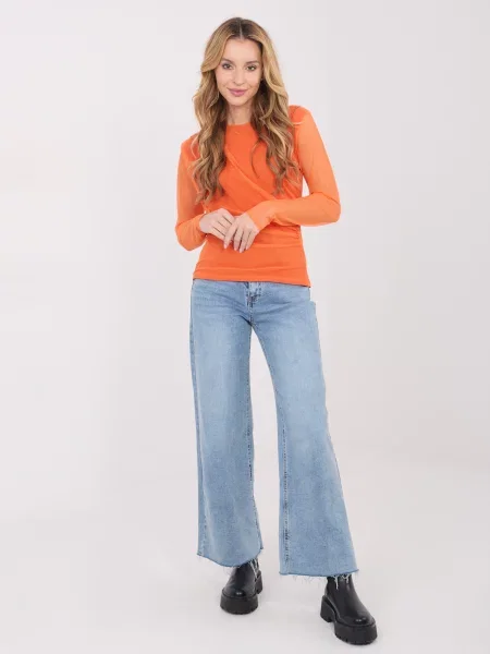 Bluza Italy Moda sa dugačkim rukavima crna