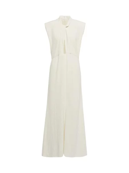 Rochie midi Isabel Marant până la genunchi de costum alb