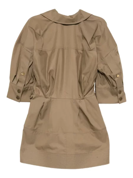 Rochie mini Dice Kayek de costum maro