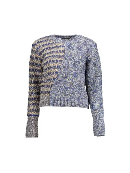 Sweter Desigual niebieski