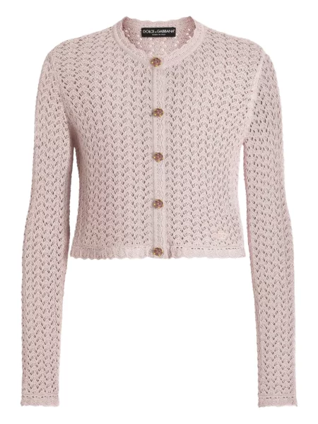 Cropp cardigan Dolce & Gabbana tricotate roz