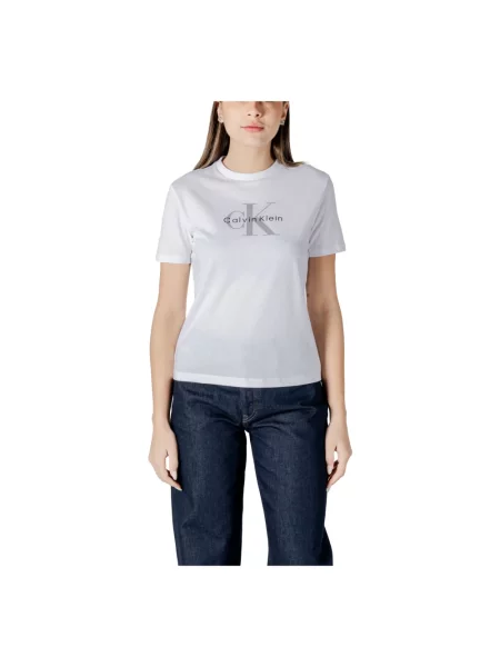 Koszulka Calvin Klein Jeans niebieska