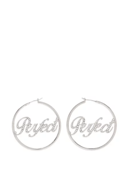 Cercei Marc Jacobs de cristal argintiu