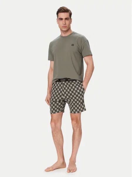 HUGO Pijama scurtă AARON' verde