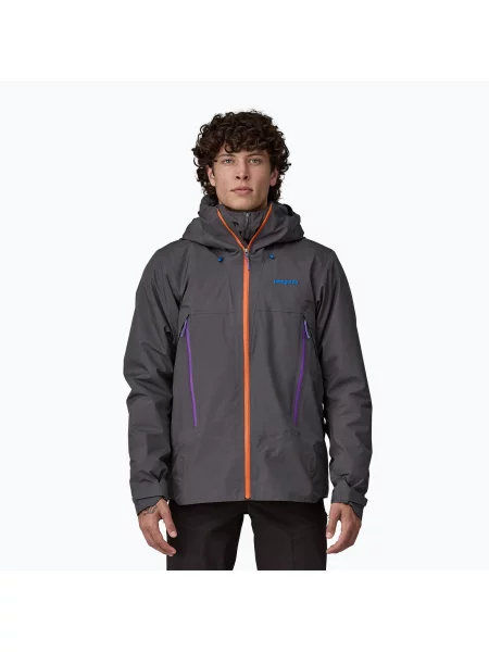 Bunda do deště Patagonia Super Free Alpine forge grey šedá