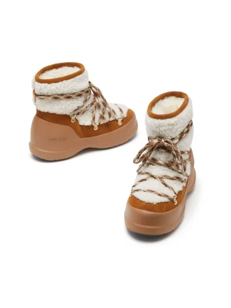 Buty Zimowe Moon Boot Luna Boot Shearling brązowe