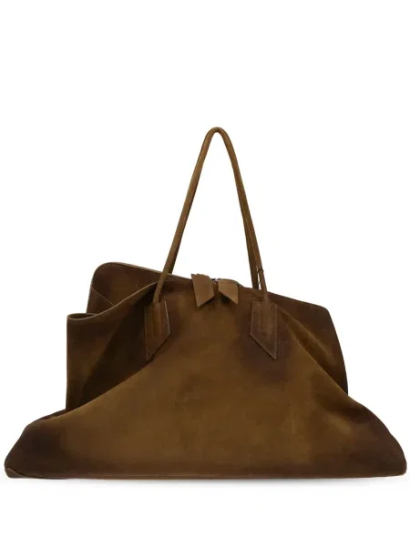 Duża torebka The Attico brązowa