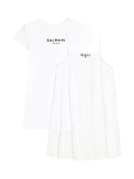 Φόρεμα Balmain λευκό