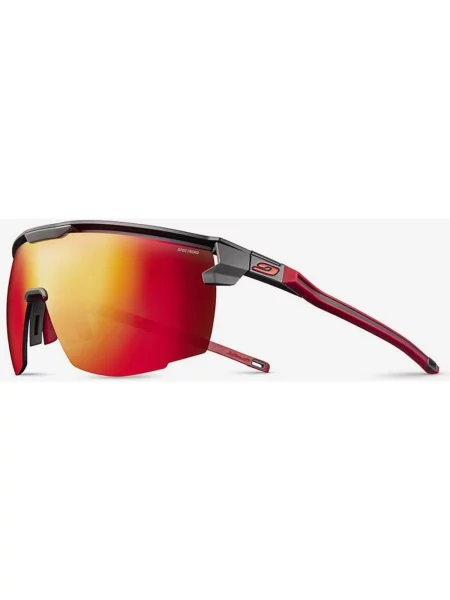 Julbo Ultimate matowe czarno-czerwone okulary z czerwonymi soczewkami Spectron 3 czarne